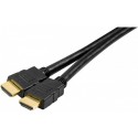 Cordon HDMI Haute Vitesse avec Ethernet or - 2,0m