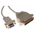 Cable at/modem DB9F/25M 1.80M