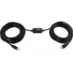 CABLE USB 2.0 A/B amplifié 10M spécial imprimante