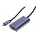 CABLE RALLONGE AMPLIFIÉE USB 3.1 Type-C Gen1 - 5M