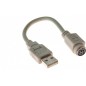 ADAPTATEUR USB 2.0 A M / MDIN6 F GRIS 0,2 M