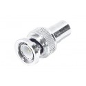 Adaptateur BNC MALE vers RCA Femelle spécial vidéo 75 Ohms