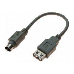 ADAPTATEUR USB 2.0 A F / MDIN6 M GRIS 0,2 M