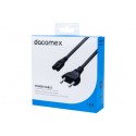 DACOMEX Cordon d alimentation bipolaire pour PC portable - 1,8 m