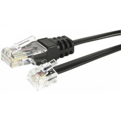 Cordon de raccordement téléphonique RJ11/ RJ45 - 3 m