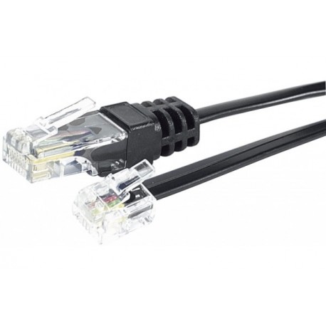 Cordon de raccordement téléphonique RJ11/ RJ45 - 5 m