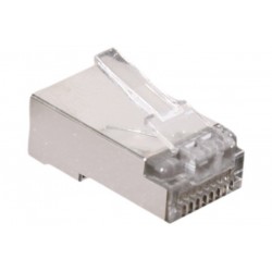 Connecteurs RJ45 blindés (8P8C) pour téléphonie -  lot de 10 pcs