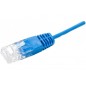 Cordon UTP 1P bleu RJ45/RJ45 Téléphone 100 ohms - 1M