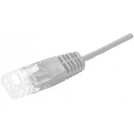 Cordon utp 1P gris RJ45/RJ45 telephone 100 ohms - 1M