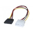 Adaptateur d alimentation Molex vers SATA - 20 cm