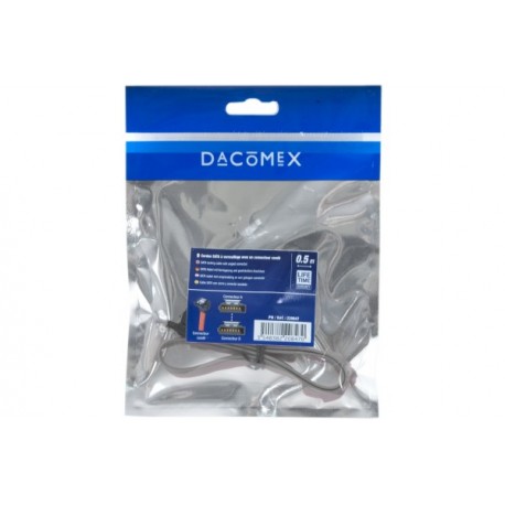 Dacomex sachet cordon sata connecteur coudé-50 cm + verrou