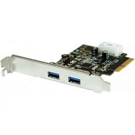 Carte contrôleur USB 3.1 Gen2 PCI-Express 2 ports type A 10Gbps