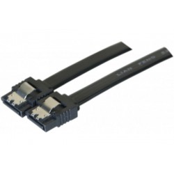 Câble sata 6GB/s slim sécurisé (noir) - 75 cm