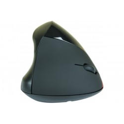 Souris verticale sans fil noire