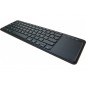 Clavier avec touchpad sans fil noir