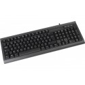 DACOMEX Clavier K460u avec hub USB noir