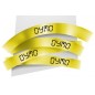 DYMO S0721620 Ruban plastique dymo noir/jaune 12MM pour letratag