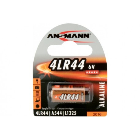 ANSMANN Piles alcalines 1510-0009 4LR44 blister de 1