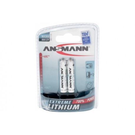 ANSMANN Piles lithium 5021013 FR03 / AAA blister de 2