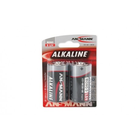 ANSMANN Piles alcalines 1514-0000 LR20 / D blister de 2