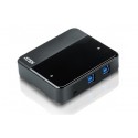 ATEN US234 hub 4 ports USB 3.1 Gen1 partagés sur 2 PC/Mac