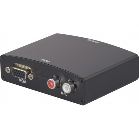 Convertisseur vga+audio (2xRCA) vers HDMI monobloc