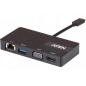 Aten UH3232 mini dock Type C vers HDMI ou VGA LAN USB 3.0