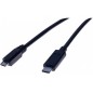 CORDON USB 2.0 C / MICRO B NOIR 1,0 M