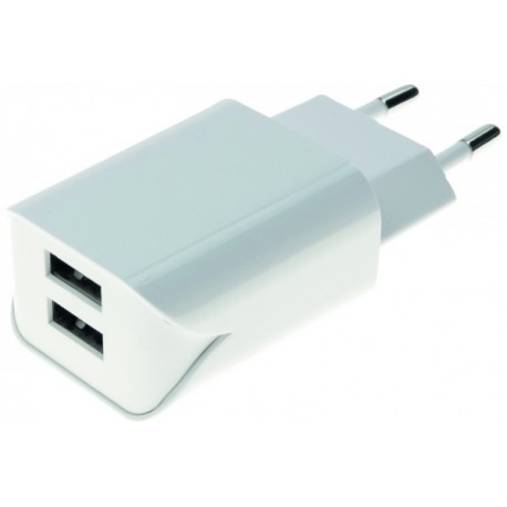 CHARGEUR SECTEUR 2 PORTS USB 2.4 A