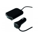 CHARGEUR ALLUME-CIGARE 4 PORTS USB 2+2