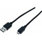 Cordon réversible usb 2.0 a / micro b m/m - 1 m