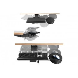 DATAFLEX Support clavier articulé et retractable 97513