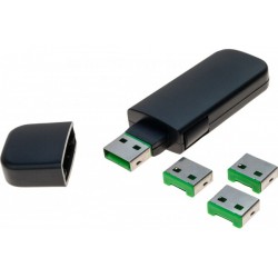 Clé de sécurisation pour port USB type A encodage VERT