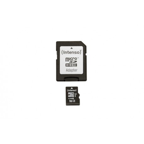 INTENSO Carte MicroSDHC UHS-I Class 10 - 16Go