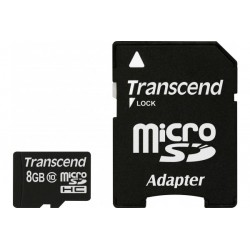 TRANSCEND Carte MicroSDHC Class 10 - 16Go