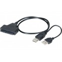 Adaptateur USB 2.0 / Sata 2.5" SSD-HDD auto-alimenté