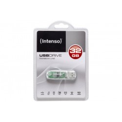 INTENSO Clé USB 2.0 Rainbow Line - 32Go Transparent
