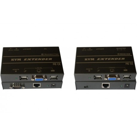 DEXLAN Prolongateur de console KVM VGA/USB 150M sur CAT5