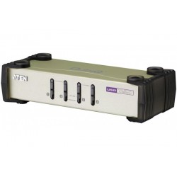 Aten CS84U Switch KVM 4 ports combo VGA/USB+PS2 + Cables