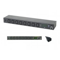 MULTIPRISE 19" IP PDU MESURE & CONTROLE - 8 PRISES C13