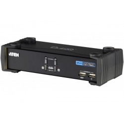 Aten CS1762A KVM DVI / USB + Audio - 2 ports avec cables