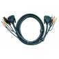 Aten 2L-7D02U cordon KVM DVI/USB/Audio - 1,80M