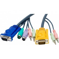 Aten 2L-5305P cable kvm VGA/PS2+AUDIO 5 m