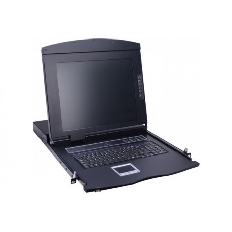 DELXAN CONSOLE LCD 17" KVM 4 PORTS VGA/USB-PS2