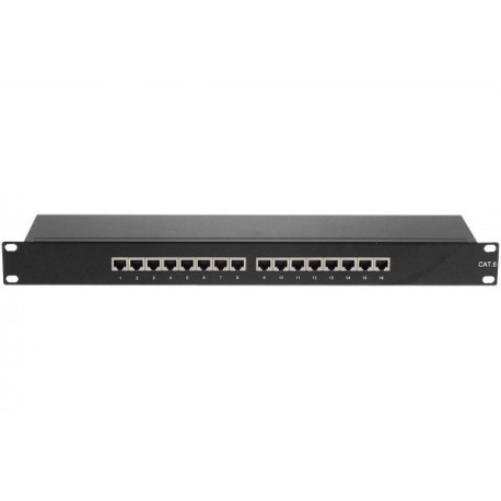 Panneau 19" 1U 16 ports CAT6 stp