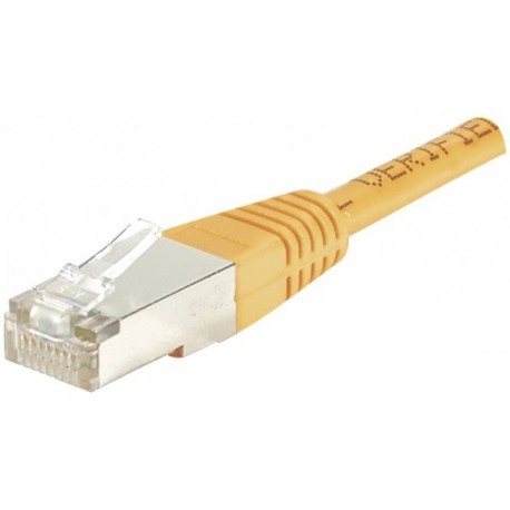 Cordon RJ45 catégorie 6 F/UTP orange - 0,5 m