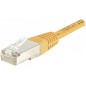 Cordon RJ45 catégorie 6 F/UTP orange - 0,5 m