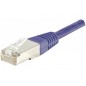 Cordon RJ45 catégorie 6 F/UTP violet - 2 m