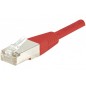 Cordon RJ45 catégorie 6 F/UTP rouge - 7 m