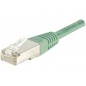 Cordon RJ45 catégorie 6 F/UTP vert - 10 m